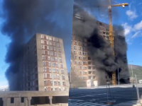 DRAMATIČNE SNIMKE S LICA MJESTA: Na gradilištu u Mostaru izbio požar (VIDEO)