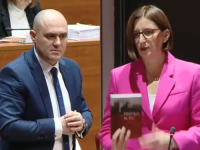 BURNO U HRVATSKOM SABORU: Puljak poklonila knjigu Dabri, on joj poručio -'Ponesite je mužu'