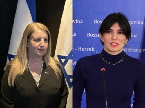 IZRAELSKA AMBASADORICA PELEG OPTUŽILA SABINU ĆUDIĆ ZA ANTISEMITIZAM: 'Jevreji u Sarajevu skrivaju simbole zbog njenih stavova' (VIDEO)