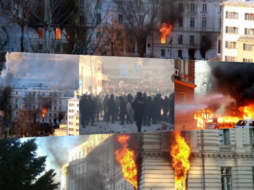 GRAĐANSKI BUNT KOJI NIJE DONIO PROMJENE: Godišnjica velikog protesta u BiH i paljenja zgrade Predsjedništva
