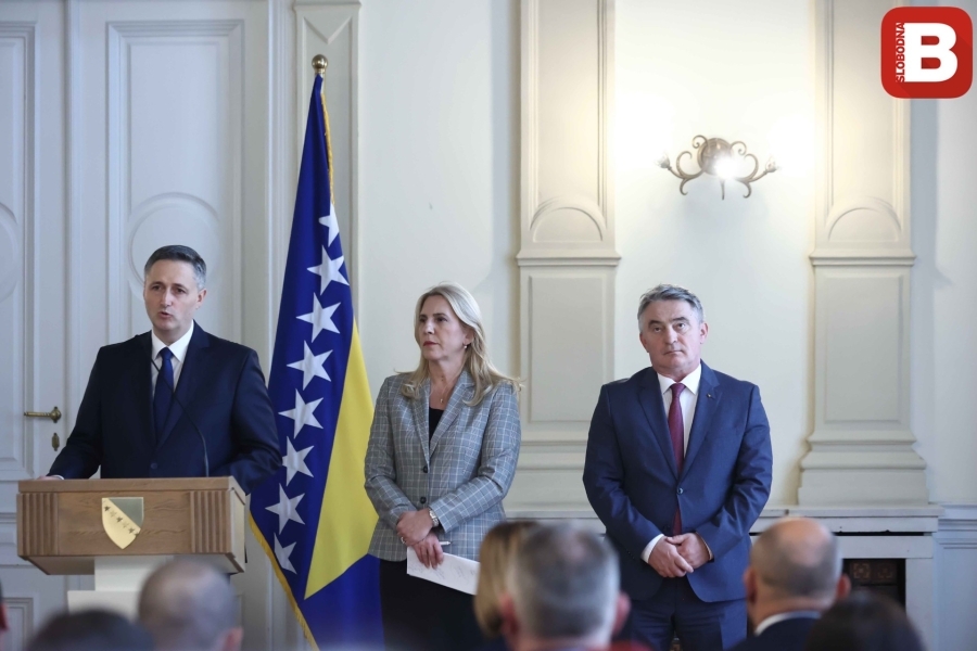 OTPUTOVALI U NJEMAČKU: Članovi Predsjedništva BiH, Krišto i Konaković na sigurnosnoj konferenciji...