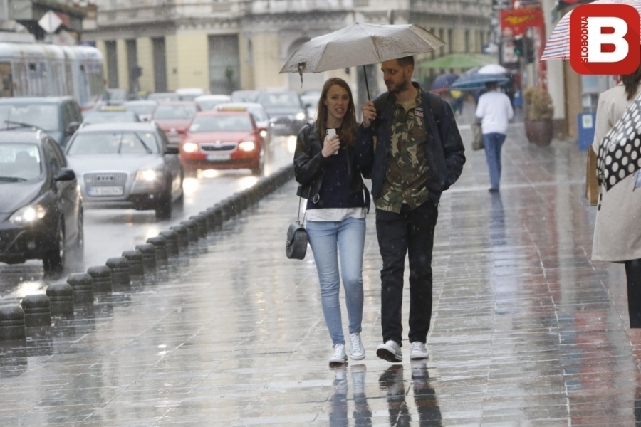 SPREMITE KIŠOBRANE: Padavine se tokom noći šire na cijelu državu