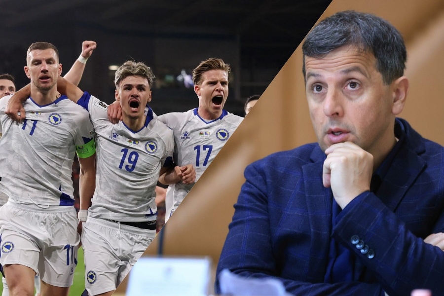 VUKANOVIĆ TRAŽI OBJAŠNJENJE: Zašto BiH ne igra u plavo-žutim dresovima već bijelim koji odgovaraju zastavi s ljiljanima?