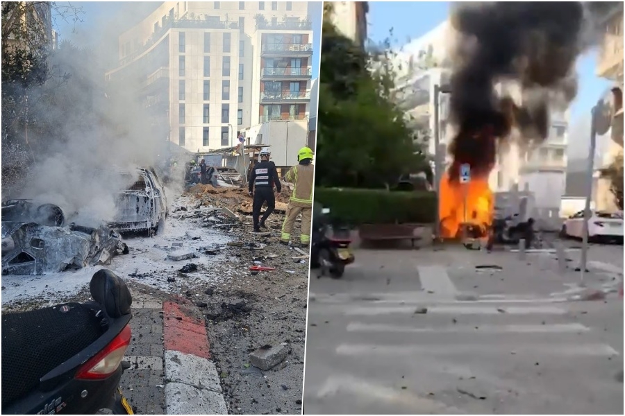 JEZIVO: Iranska raketa teška 100 kilograma pogodila Tel Aviv, srušene zgrade, uništena vozila...