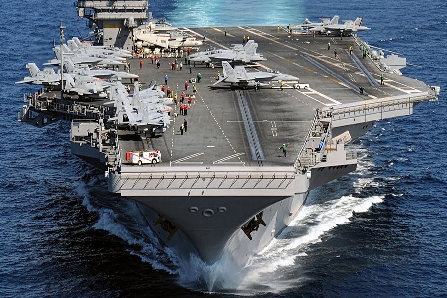 KRENULO JE: Udarna grupa s trećim američkim nosačem zrakoplova isplovila iz baze, krenuli su prema...