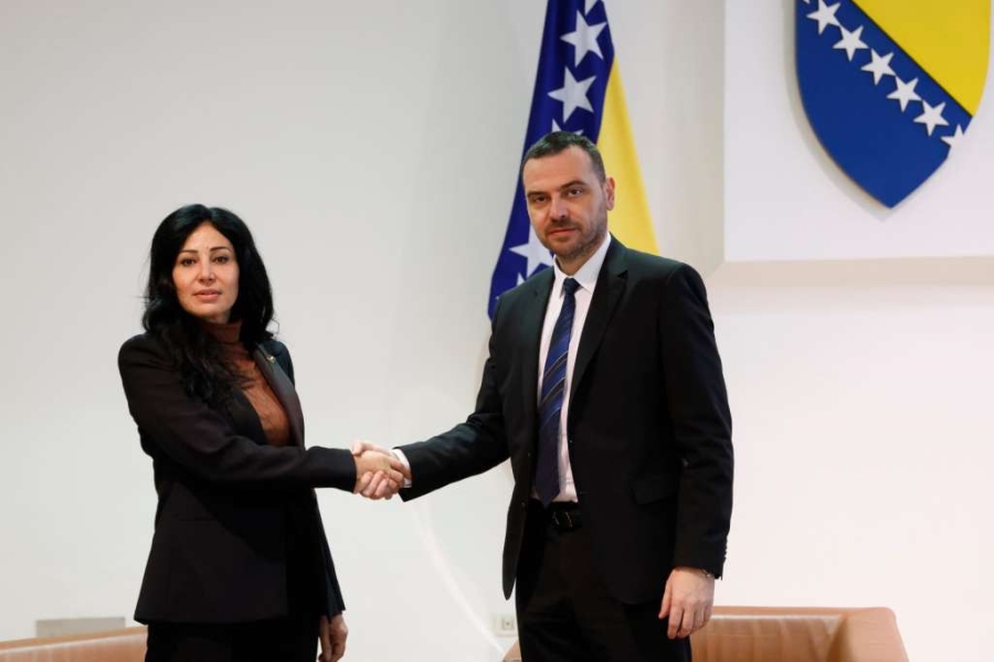 MAGAZINOVIĆ S AMBASADORICOM KHAROOF: 'Nastavit ću pomagati stanovništvu Palestine, posebno djeci'