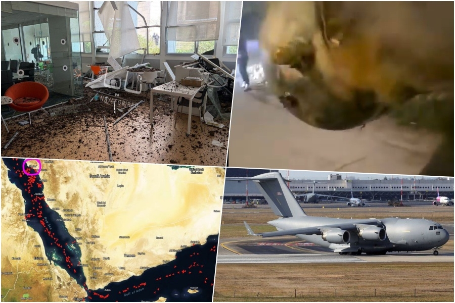 STRAŠNE SCENE S BLISKOG ISTOKA: Direktan pogodak u Izraelski tehnološki institut, ostaci iranske balističke rakete na cesti, američki avion prinudno sletio u Tursku......