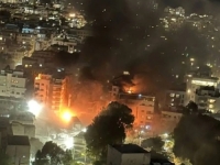 STIŽU NOVCI SNIMCI RATA NA BLISKOM ISTOKU: Veliki neboder u Dubaiju u potpunosti u plamenu, a pogledajte na šta liči američki sektor u Bahreinu (FOTO + VIDEO)