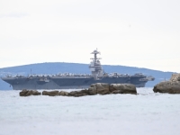 NAJMOĆNIJI AMERIČKI NOSAČ AVIONA PONOVO U SPLITU: USS Gerald R. Ford nakon ratnih operacija stigao na Jadran