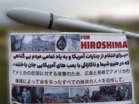 FOTOGRAFIJE KOJE SU OBIŠLE SVIJET: Na iranskim raketama osvanule poruke posvećene Gazi i Hirošimi