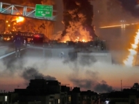 SVIJET DRHTI I ČEKA KONAČNU ODLUKU: Vatreni potoci na ulicama grada od 8 miliona ljudi, krenuli APOKALIPTIČNI UDAR - Masovni napad na Emirate, Teheran gori, a Trump tek SPREMA PAKAO (FOTO + VIDEO)