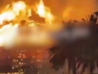 SILOVIT IRANSKI NAPAD U VEČERNJIM SATIMA: Gori naftno polje, borba sa požarom će dugo trajati... (VIDEO)