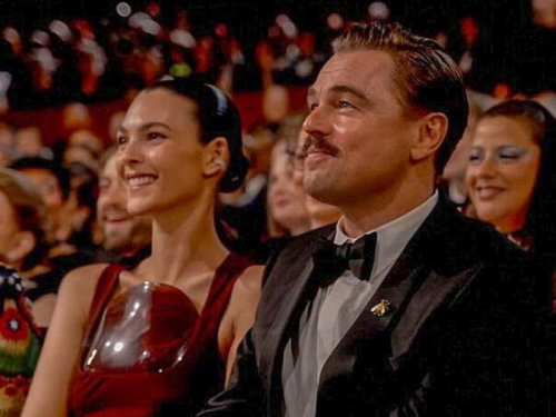 U VEZI SU OD 2023. GODINE: Leonardo DiCaprio i Vittoria Ceretti prvi put zajedno na dodjeli Oscara (FOTO)