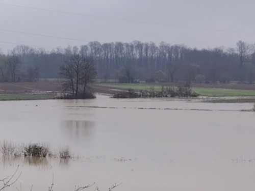 DRAMA U SJEVEROISTOČNOJ BOSNI: Modrac na rubu da se izlije, Spreča poplavila 80 hektara — evo šta se čeka u narednim satima... (FOTO)
