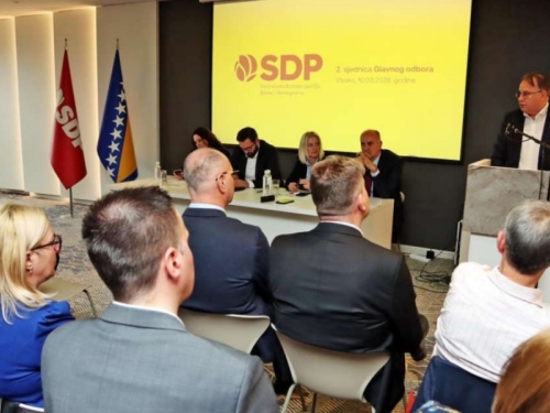 SJEDNICA U VISOKOM: Glavni odbor SDP-a BiH stao iza Vlade FBiH i premijera Nikšića