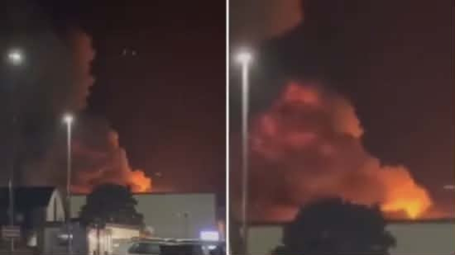 SLUČAJNOST ILI SABOTAŽA: Velika buktinja u vojnoj bazi RAF Fairford! Ovdje slijeću bombarderi koji gađaju Iran (VIDEO)