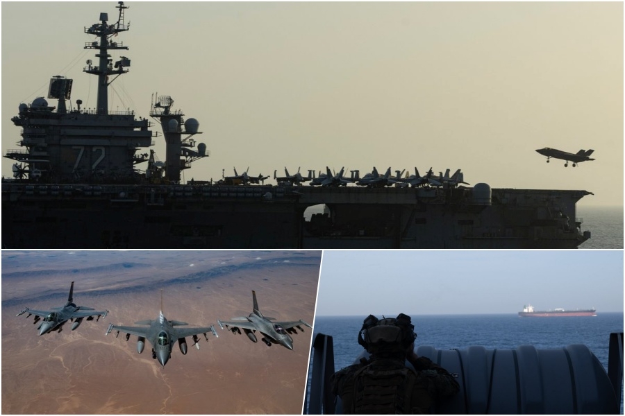 NAPETO NA BLISKOM ISTOKU: Američka vojska provodi operacije blokade, stižu snimke s mora i iz zraka...