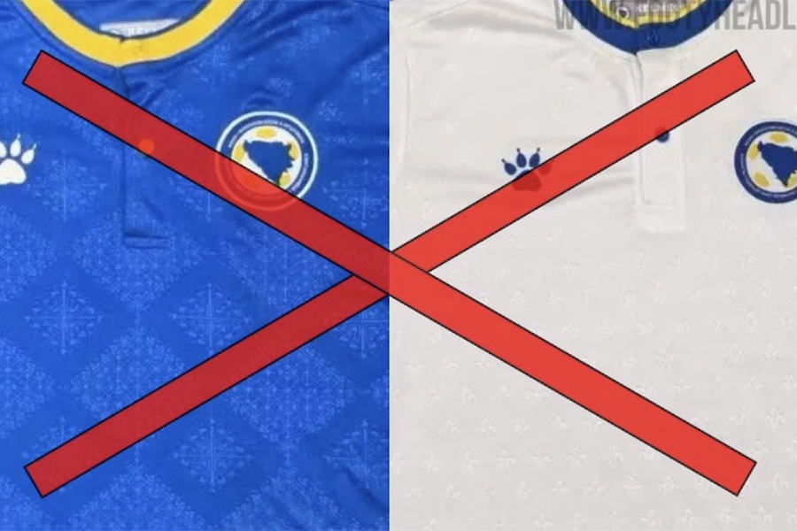 DAJE SE NA ZNANJE: Ne kupujte ove dresove reprezentacije BiH, riječ je o falsifikatima..