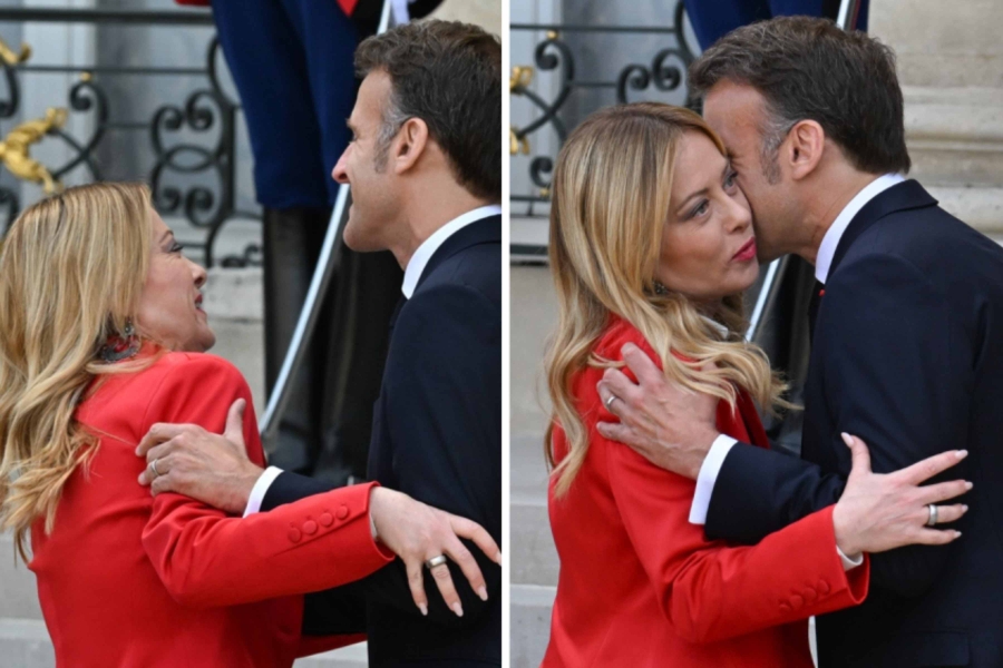 HIT NA INTERNETU: Masovno se dijeli poljubac Meloni i Macrona, iznenadio ju je... (VIDEO)