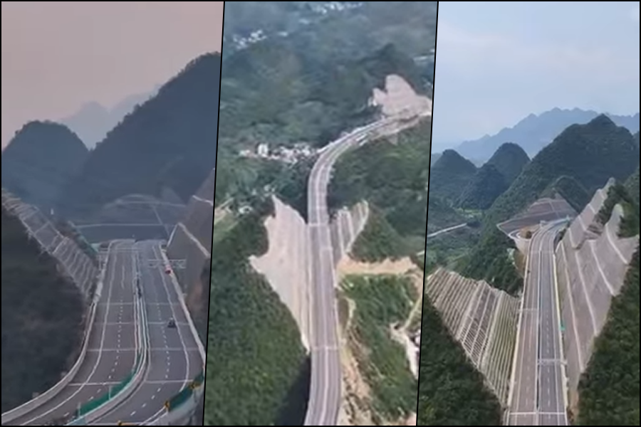 DRUŠTVENE MREŽE GORE: Snimci autoputa u Guizhouu postali viralni, ljudi ne vjeruju šta su kineski inženjeri uradili