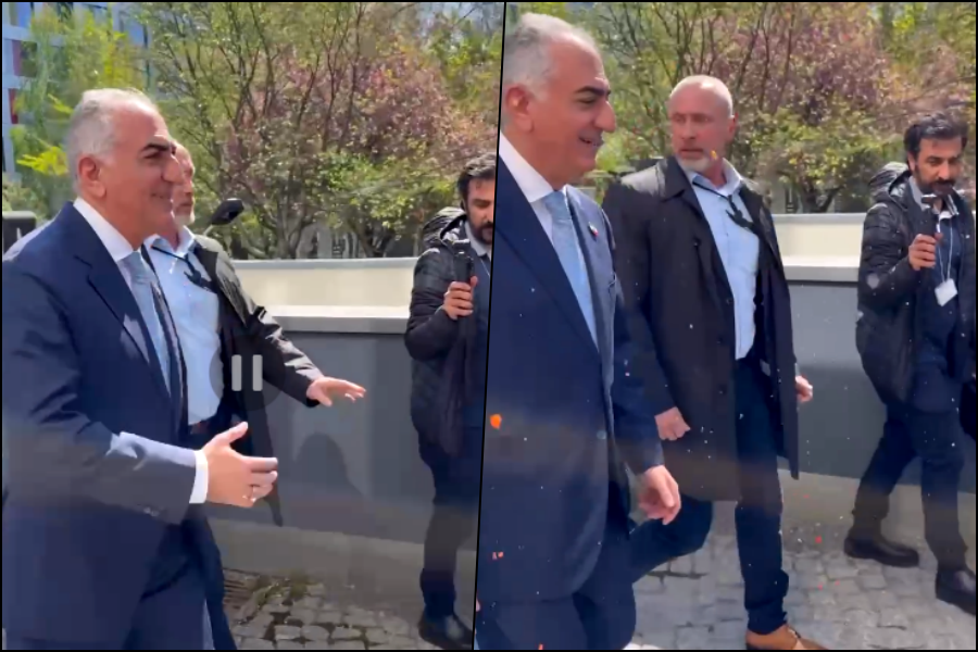 SKANDAL U BERLINU: Napadnut sin iranskog šaha, policija intervenisala nakon što je zasut... (VIDEO)