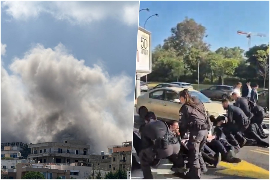 JEZIVI PRIZORI S BLISKOG ISTOKA: Izraelski borbeni avioni razaraju gradove u Libanu, doseljenici blokiraju cestu u okupiranom al-Qudsu...