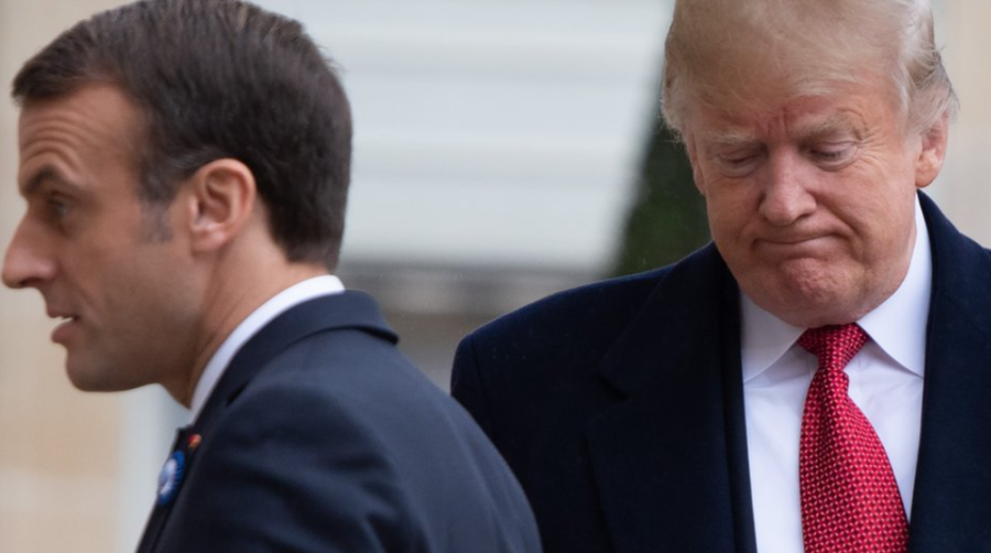 TRUMP PREŠAO SVE GRANICE, FRANCUZI BIJESNI ZBOG BRUTALNOG PONIŽAVANJA MACRONA: 'Žena ga bije, još se oporavlja od desnog krošea!' (VIDEO)