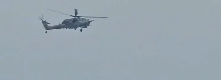 RUSKI 'NOĆNI LOVCI' IZNAD IRANA: Snimci moćnih helikoptera Mi-28 preplavili mreže (VIDEO)
