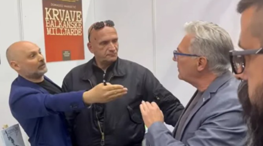 DRAMA NA SAJMU KNJIGA: Žestok okršaj Domagoja Margetića i bivšeg obavještajca Edina Subašića (VIDEO)