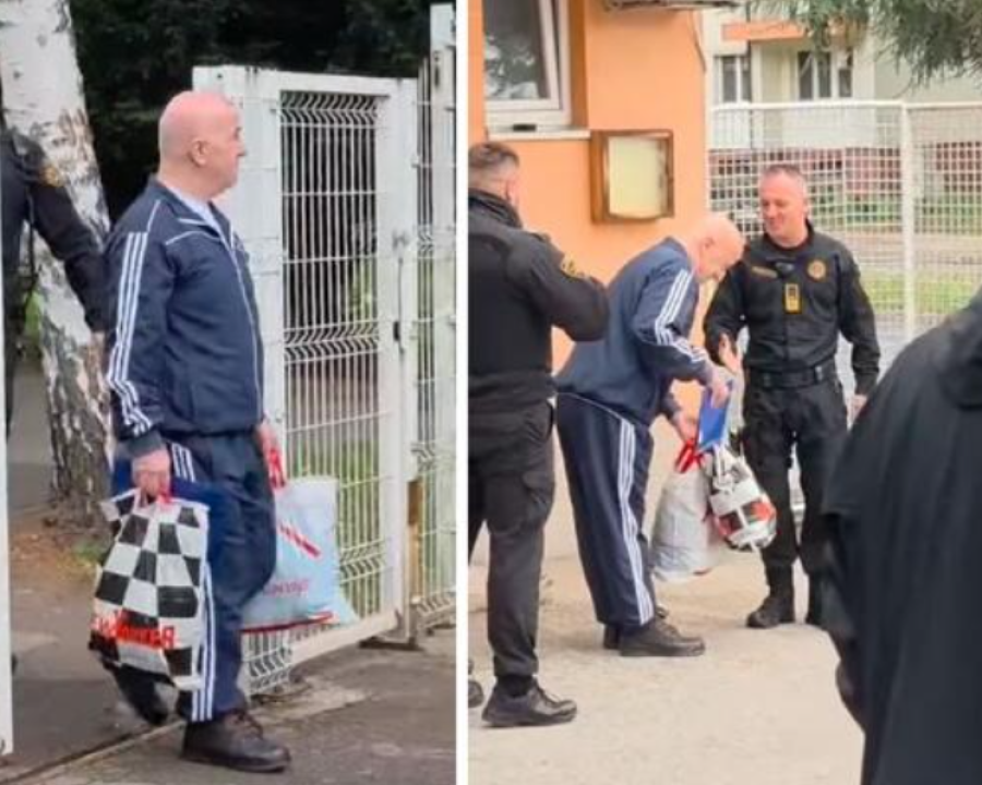 'NEMOJ HADŽIJA, I NEĆEŠ!': Pogledajte trenutak kada najpoznatiji bh. osuđenik konačno napušta rešetke (VIDEO)