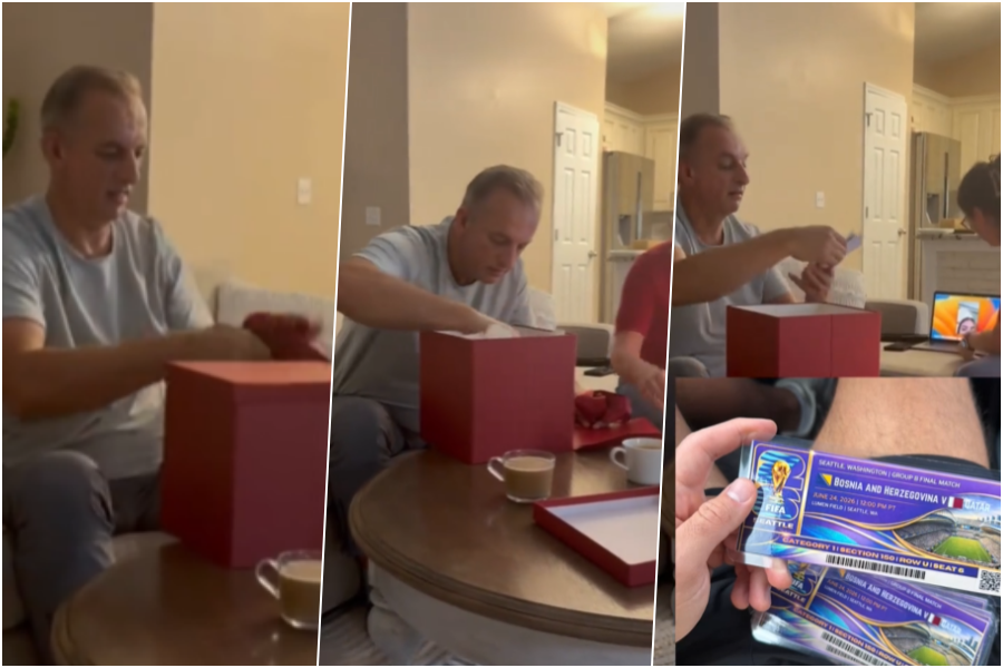 HIT NA INTERNETU: Djevojka iz BiH kupila ocu ulaznice za Svjetsko prvenstvo, njegova reakcija  oduševila je sve