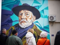 NOVI SIMBOL GRADA: Bihać dobio mural posvećen pjesniku Huseinu Derviševiću