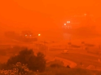 KATAKLIZMIČNE SCENE NA BALKANU: Popularno ljetovalište guta narandžasta PRAŠINA... (VIDEO)