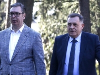 MILORAD DODIK PORUČIO IZ DONJE GRADINE: 'Svako ko miriše na ustašu, moj je krvnik!', pridružio mu se i Vučić - 'Neće više biti traktora ni genocida'