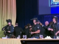 SNIMLJEN TRENUTAK PANIKE IZ DRUGOG UGLA: Pogledajte kako su reagirali Trump i J. D. Vance (VIDEO)