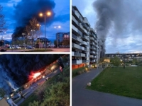 DRAMA U AUSTRIJSKOM GRADU: Veliki požar progutao stanove, 16 osoba hitno prebačeno u bolnicu - sumnja se na PODMETANJE (VIDEO)