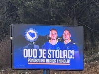 PONOS GRADA NA BREGAVI: Stolac osvanuo ukrašen posebnim bilbordom