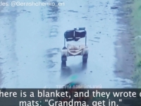 'BAKO, UPADAJ!': Nevjerovatan snimak iz Ukrajine, robotom evakuirali ženu iz opasne zone (VIDEO)