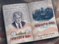 TRUMP ISKAČE IZ PAŠTETE: Njegovo lice na ograničenoj seriji putovnica