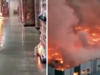 ŠOKANTAN SNIMAK IZ KALIFORNIJE: Radnik zapalio ogromno skladište upaljačem zbog male plate (VIDEO)