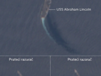 SVIJET NA NOGAMA: Američki razarači i nosač aviona snimljeni samo 200 km od iranske obale