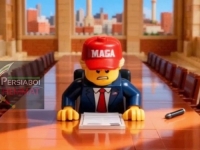 IRANSKA PROVOKACIJA NA DRUŠTVENIM MREŽAMA: Bizarni AI video prikazuje Trumpa kao Lego figuru koja jaše zmaja iznad ruševina (VIDEO)