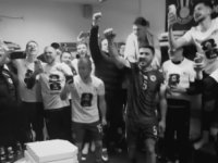 NIKOLA VASILJ PODIJELIO SNIMAK: Pogledajte kako Zmajevi slave uz Halida Bešlića nakon historijskog podviga (VIDEO)