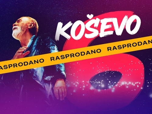 KAKAV MUZIČKI GENIJE: Dino Merlin rasprodao šesto Koševo, u najavi još jedan koncert