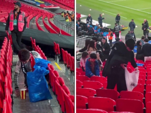 JAPAN POBIJEDIO ENGLESKU: Pogledajte šta su radili navijači umjesto slavlja (VIDEO)