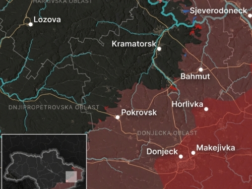 ŠTA SE DOGAĐA U UKRAJINI?: Objavljene najnovije ratne karte (FOTO)