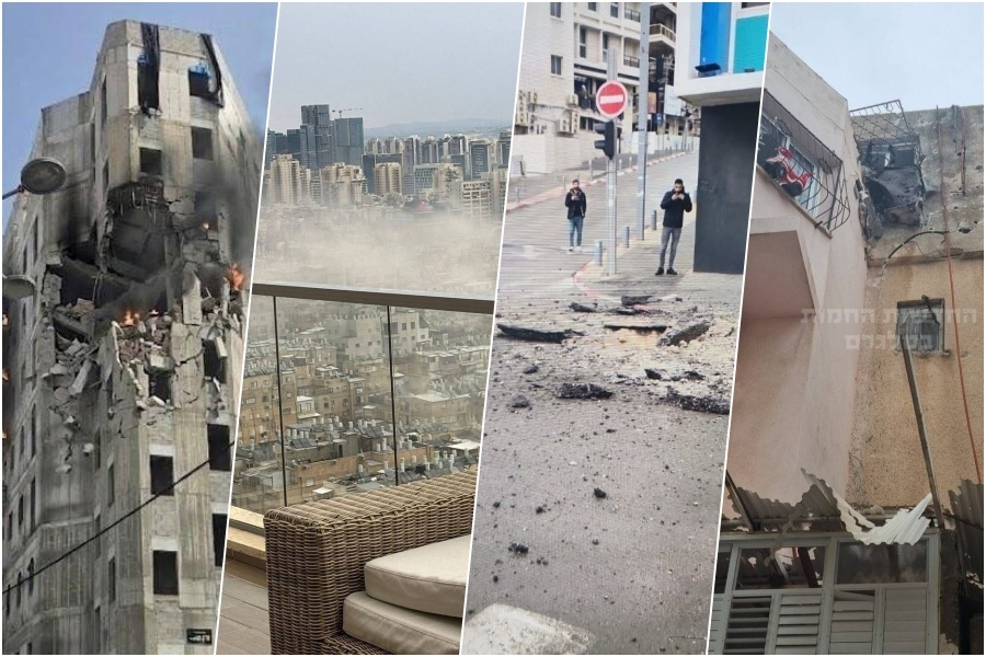 UŽASNE SCENE IZ TEL AVIVA: Iranski udar na 11 lokacija, 14 povrijeđenih...