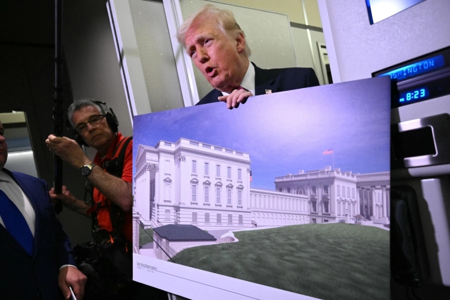 TRUMP GRADI BUNKER: Ispod plesne dvorane Bijele kuće nastaje 'ratna soba' vrijedna 251 milijardu dolara