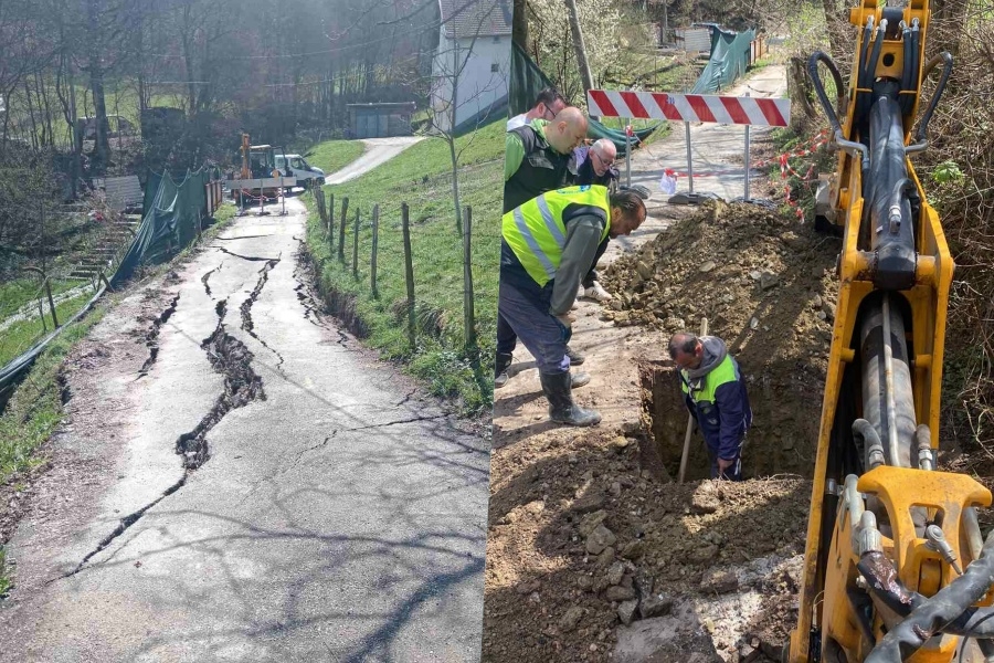 DOŠLO I DO PREKIDA VODOSNABDIJEVANJA: Klizište uzrokovalo velike probleme u Vogošći