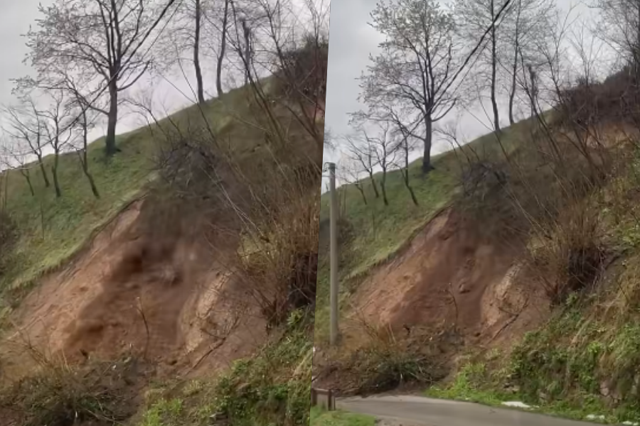 DRAMATIČNA SITUACIJA U ZDK: Klizište ugrozilo kuću, osam domaćinstava odsječeno (VIDEO)